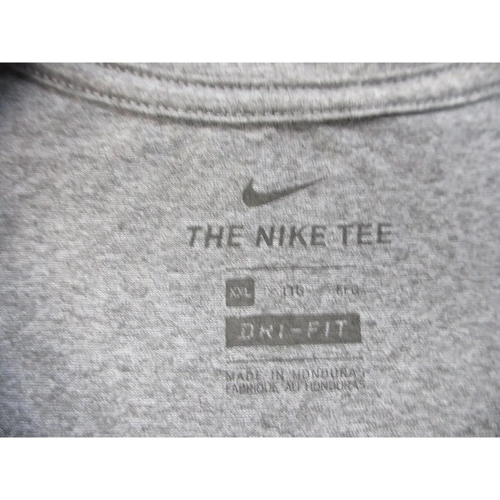 Clemson Tigers Shirt Mens 2XL Gray NCAA Football Nike Dri-FIT Graphic Tee Top